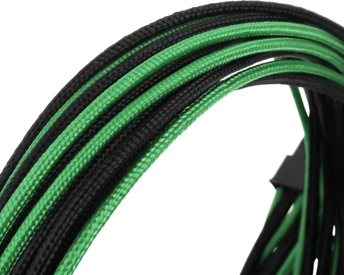 CableMod C-Series ModFlex Essentials Cable Kit, AXi, HXi, RM, schwarz/grün