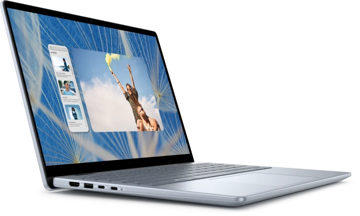 Dell Inspiron 14 2-in-1 7440, Ice Blue, Core 7 150U, 16GB RAM, 512GB SSD, DE