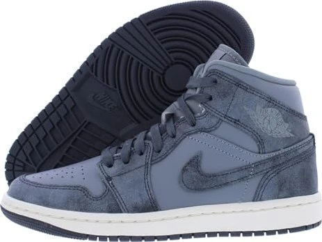 Nike Air Jordan 1 Mid SE smoke grey/sail/off noir (Damen)