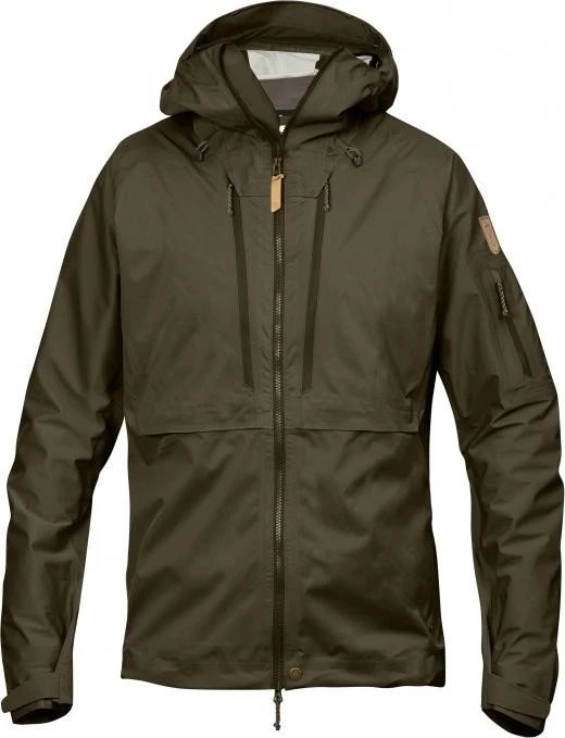 Fjällräven Keb Eco-Shell Funktionsjacke dark olive (Herren)