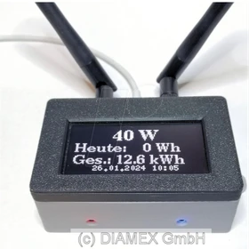 Diamex OpenDTU mit großem Display für Hoymiles HMS-Serie Wechelrichter