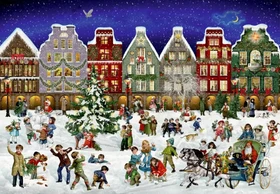 Coppenrath Puzzle-Adventskalender - Winterabend in der Stadt 2025