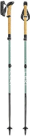 Leki Makalu FX Carbon Compact Trekkingstöcke naturalcarbon/grey green/white