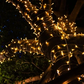 Globo Solar Lichterkette LED 120x warmweiß