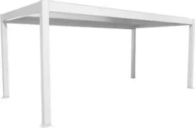 Biohort Pergola 6x3 weiß/silber-metallic