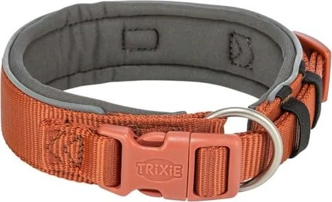 Trixie Premium Halsband, extra breit, XS-S, Rost/Grafit