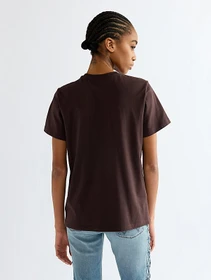 Wrangler Round T-Shirt kurzarm chocolate torte (Damen)