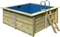 Karibu Rechteck Pool 1 Frame Pool 308x276cm Vorschaubild