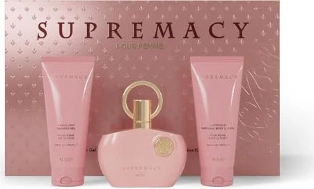 Afnan Supremacy Pour Femme EdP 100ml + Duschgel 100ml + Body Lotion 100ml Duftset