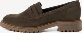 Tamaris Lederslipper olive (Damen)