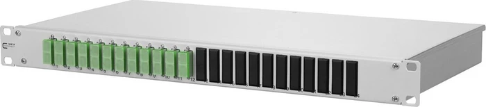 Metz Connect OpDAT fix splice LWL-Patchpanel SC-D APC Kupplungen, OS2, 12-Port, 1HE, 1HE