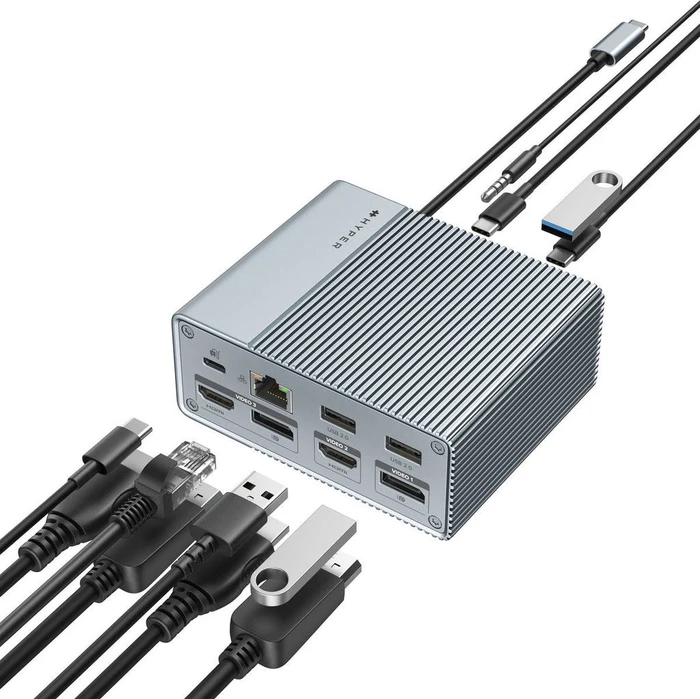 Targus HyperDrive Gen2 12-in-1 USB-C Dockingstation, USB-C 3.1 [Buchse]
