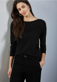 Street One Noreen Strickpullover schwarz (Damen)