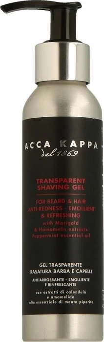 Acca Kappa Barber Shop Collection - Transparent Rasiergel, 125ml