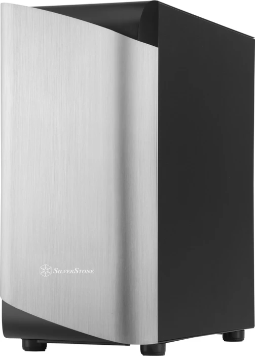 SilverStone Seta A1 Silver, silber, Glasfenster