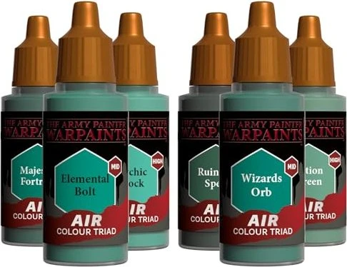 Army Painter Warpaints Air Triad Teals Farbset, 6-tlg.