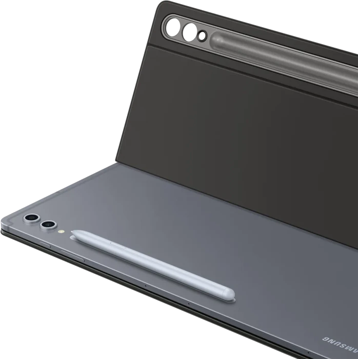 Samsung EF-DX920 Book Cover Keyboard Slim mit AI-Taste für Galaxy Tab S9 Ultra / Tab S10 Ultra, schwarz, DE