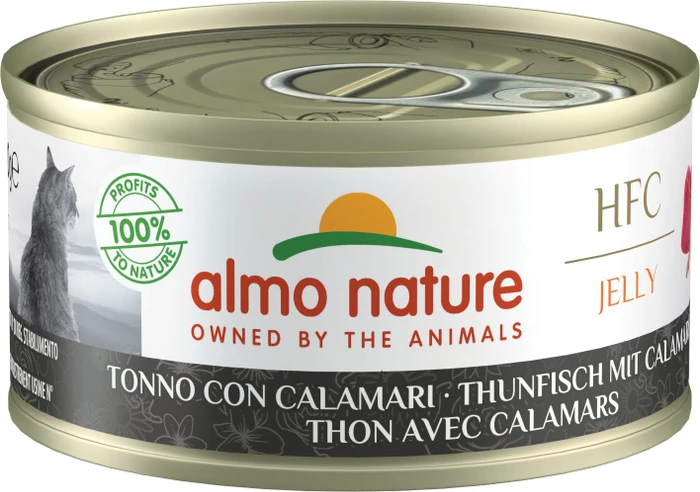 almo nature HFC Jelly Cats, Thunfisch mit Calamari, 3.36kg (48x 70g)