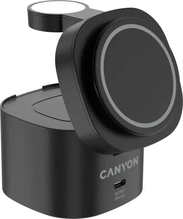 Canyon Wireless Charging Stand OnCharge 405 + Adapter schwarz