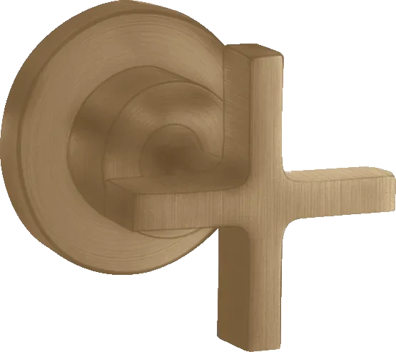 Hansgrohe AXOR Citterio Absperrventil Unterputz mit Kreuzgriff brushed bronze