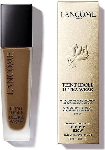 Lancôme Teint Idole Ultra Wear 24h Breathable Foundation 520W LSF35, 30ml
