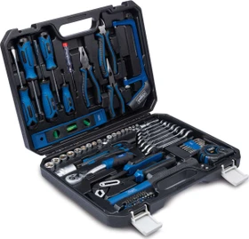Scheppach WZK120 Handwerkzeugset inkl. Koffer, 96-tlg.