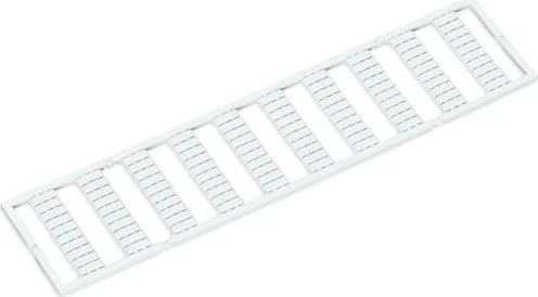 Wago WMB-Beschriftungskarte als Karte bedruckt 1 ... 50 (2x) dehnbar 4 - 4,2 mm Aufdruck waagerecht aufrastbar weiß