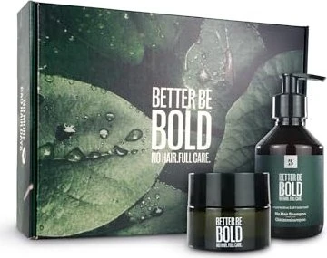 Better Be Bold Für glückliche Glatzen Glatzencreme 50ml + Glatzenshampoo 200ml Geschenkbox