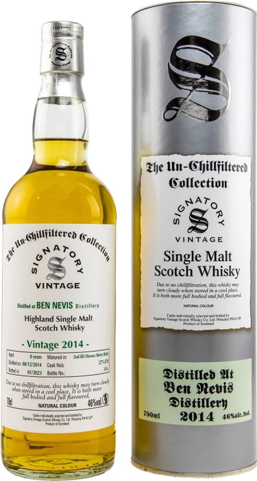 Signatory Vintage The Un-Chillfiltered Collection Ben Nevis 2014 700ml