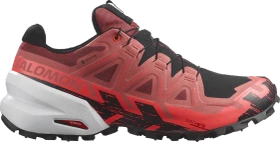 Salomon Spikecross 6 GTX cow hide/black/fiery coral