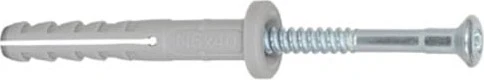 fischer N-F N 5x40/15 F (100) Nageldübel Schrauben/Dübel-Sortiment, 100 Stück