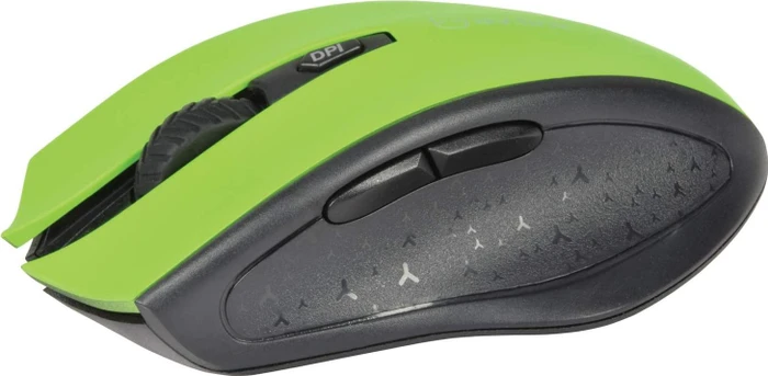 AV:Link 2.4G Hand-Byte Wireless Gaming Mouse grün/schwarz, USB