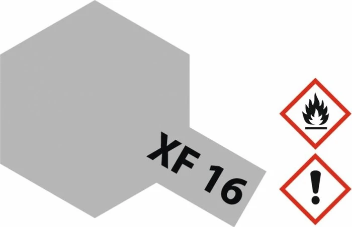Tamiya Acrylic Paint XF-16 aluminium, 10ml