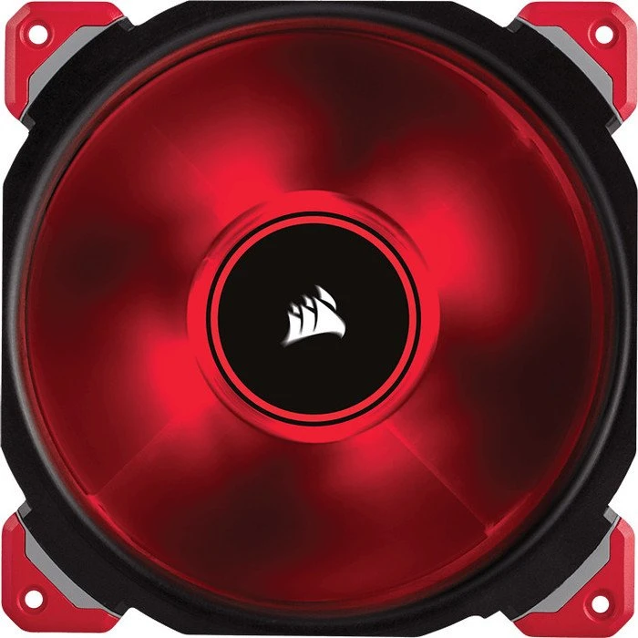 Corsair ML Series ML140 PRO LED Red Premium Magnetic Levitation Fan, 140mm