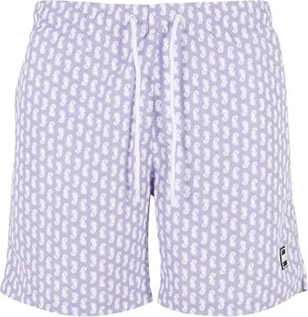 Urban Classics Pattern Badeshorts dusty lilac/sea horse (Herren)