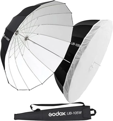 Godox UB-105W Studioschirm 105cm weiß