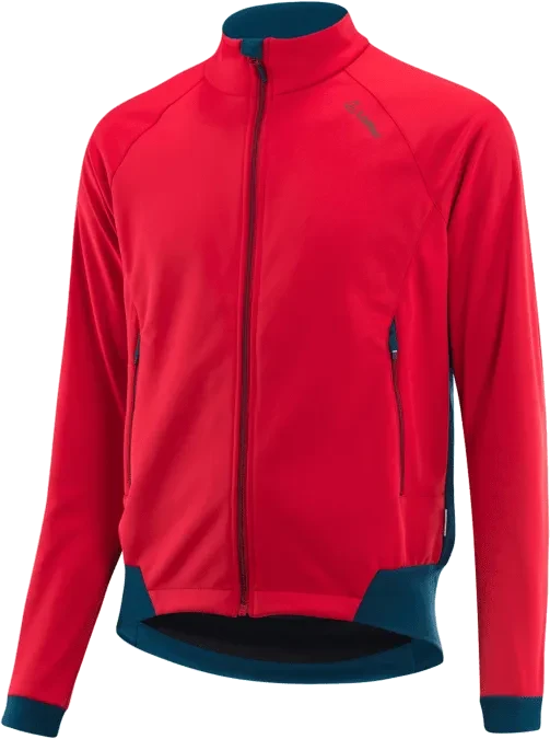 Löffler Cosmos WS Warm CF Fahrradjacke red/deep water (Herren)