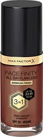 Max Factor Facefinity All Day Flawless Foundation C110 espresso LSF20, 30ml