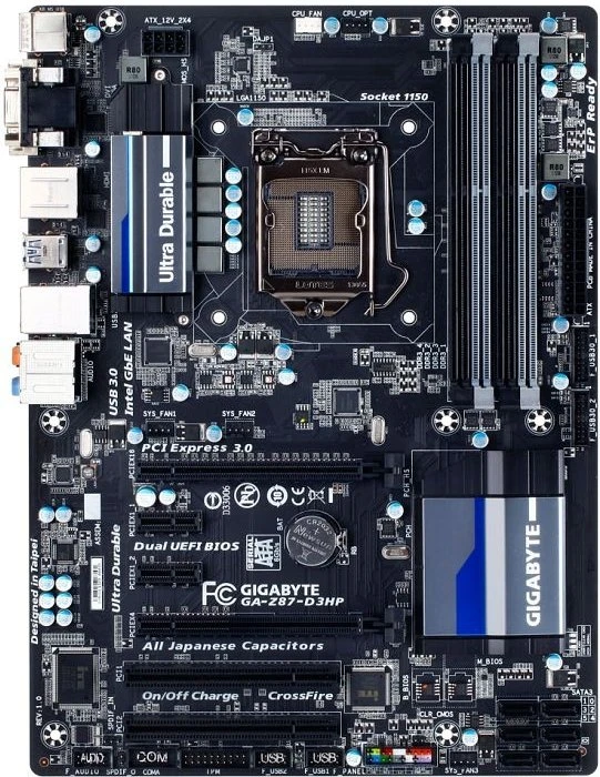 GIGABYTE GA-Z87-D3HP (Intel 1150)