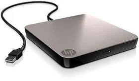 HP USB NLS DVD-RW Drive, SlimLine silber, USB 2.0