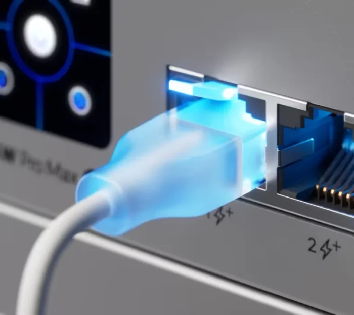 Ubiquiti UniFi Etherlighting Patchkabel, Cat6, RJ-45/RJ-45, 1m, weiß