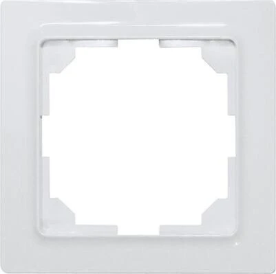 Eltako R1UE55-pg 1-fach-Universalrahmen im E-Design55, polarweiß glänzend
