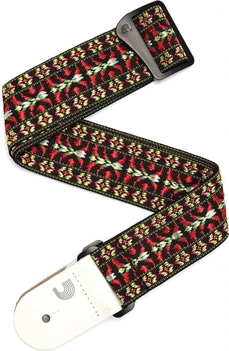 D'Addario Nylon Woven Guitar Strap Hootenanny 1