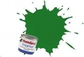 Humbrol Enamel Paint 131 mid green satin, 14ml