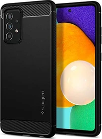 Spigen Rugged Armor für Samsung Galaxy A52 schwarz