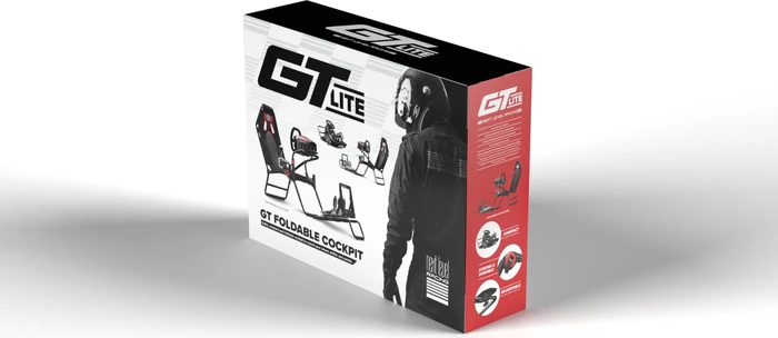 Next Level Racing GT Lite schwarz, faltbares Simulator Cockpit