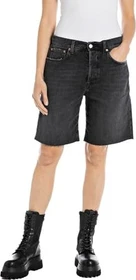 Replay Bermuda Shorts Regular Fit Jeans dark grey (Damen)
