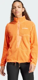 adidas Terrex Xploric High Pile Fleece Pullover amber tint (Damen)