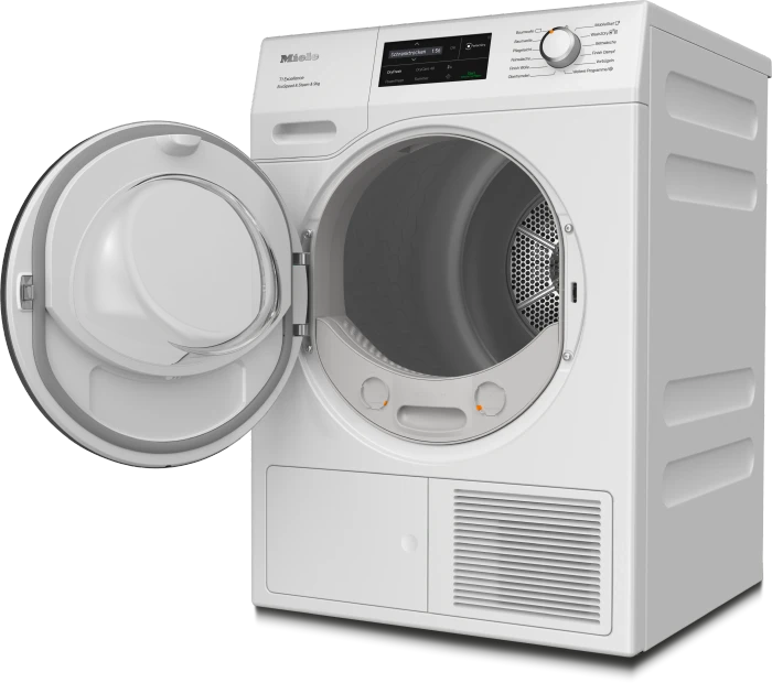 Miele T1 Excellence TEL795WP EcoSpeed & Steam & 9kg Wärmepumpentrockner lotosweiß