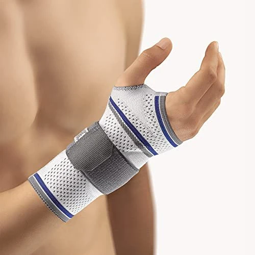 Bort Medical ManuBasic Handgelenkbandage links plus Größe S silber, 1 Stück